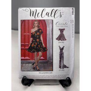 McCalls M7683 Misses Size 14 16 18 20 22 Dress Sewing Pattern Uncut